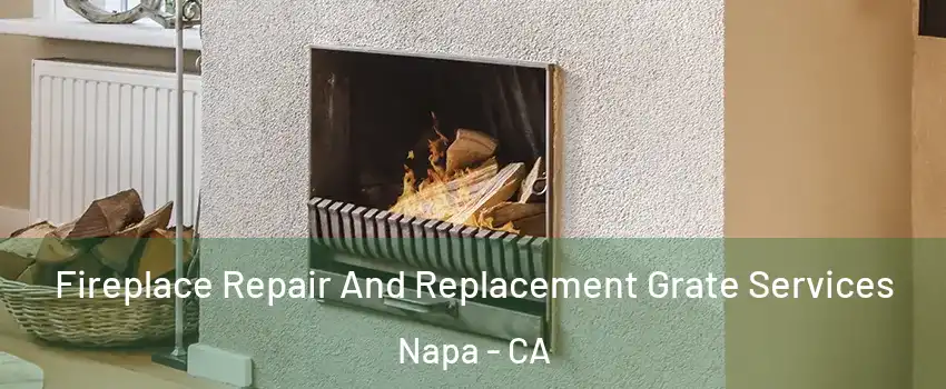  Fireplace Repair And Replacement Grate Services Napa - CA