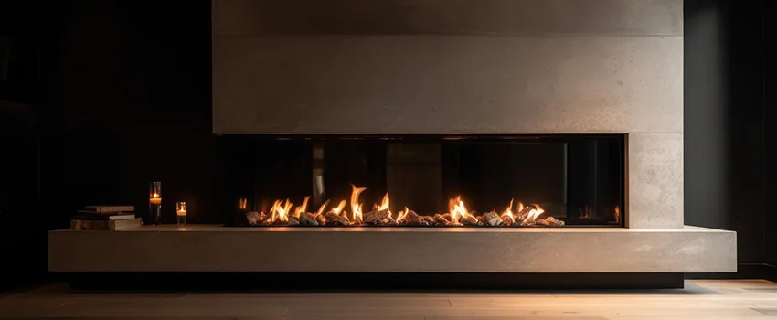 Gas Fireplace Ember Bed Design Services in Napa, California