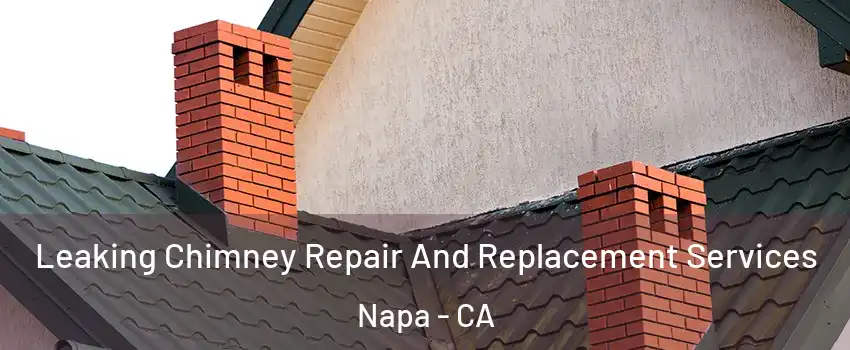  Leaking Chimney Repair And Replacement Services Napa - CA